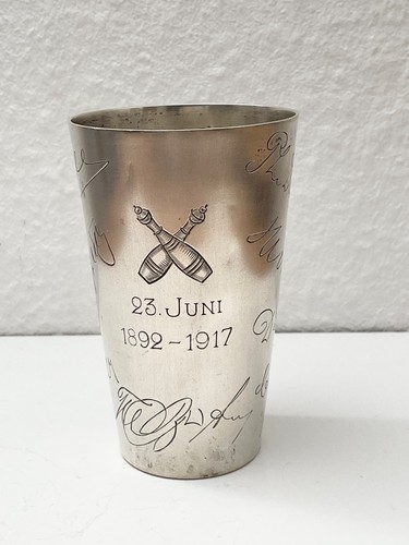 800 silber becher kegelverein - 800,