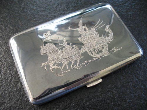 Zigarettenetui silber 925 - silber,