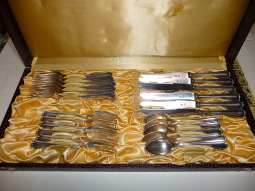 Besteck 800er silber mond - besteck,