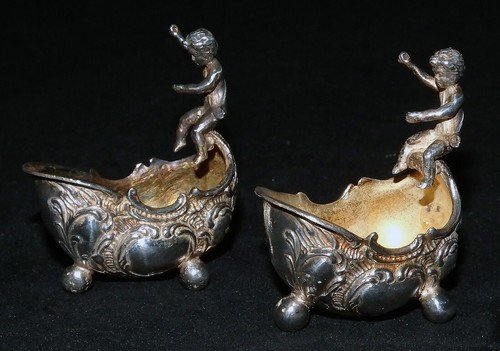 Barock silber salieren - barock,