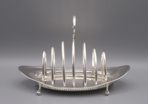 Toasthalter 925er silber - -,