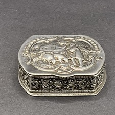 800er Silber Pillendose