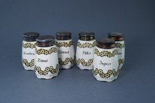 6x Gewürzdosen Jugendstil