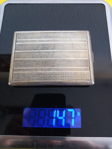 Zigarettenetui 800er silber - zigarettenetui,