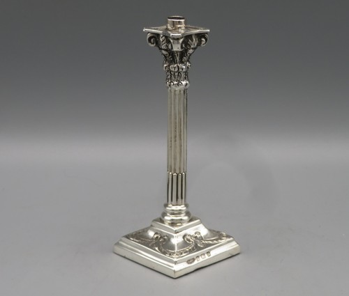 Leuchter 925er silber - -,