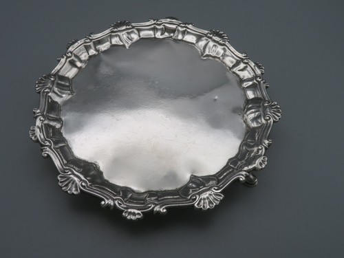 Tablett salver 925er - /,